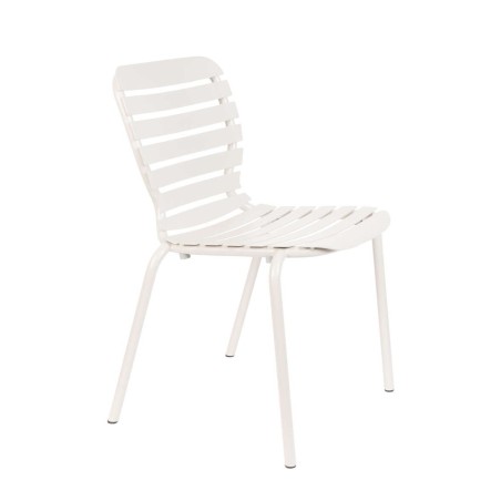 Białe krzesło ogrodowe Vondel, Zuiver
