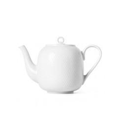 Dzbanek do herbaty 1,9L biały Rhombe, Lyngby Porcelain