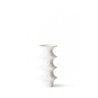 Zestaw 4 porcelanowych wazonów biały mat, HKliving