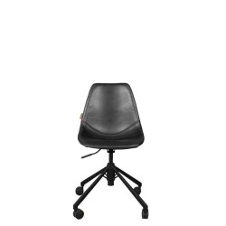 Krzesło biurowe, czarne Franky, Dutchbone
