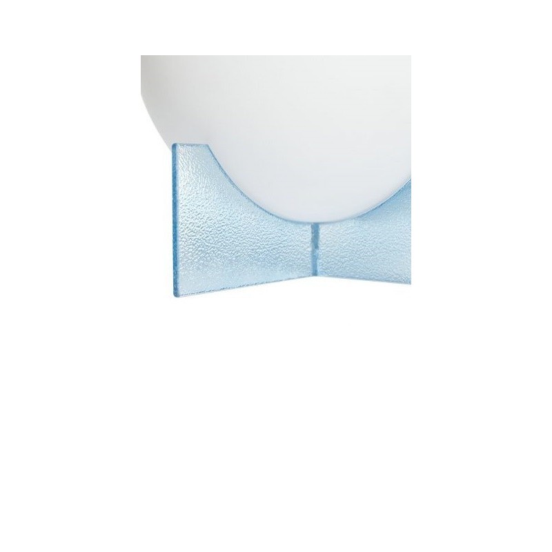 Lampa stołowa ze kloszem mleczna/niebieska, Hübsch