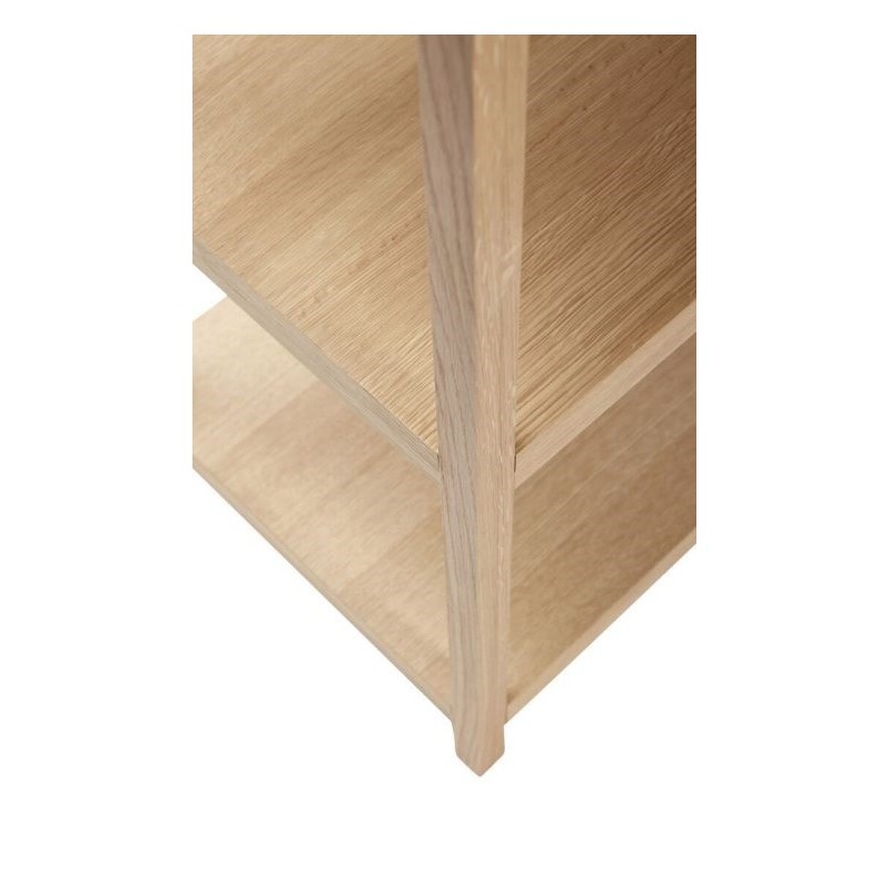 Regał drewniany, 5 półek, naturalny, Hübsch