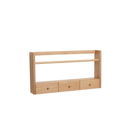 Drewniana półka z szufladami, Hübsch