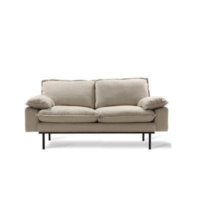 Beżowa sofa Retro 2-osobowa, HKliving