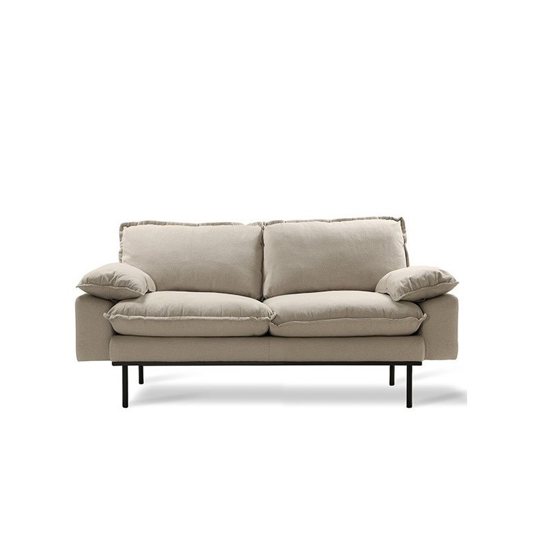 Beżowa sofa Retro 2-osobowa, HKliving