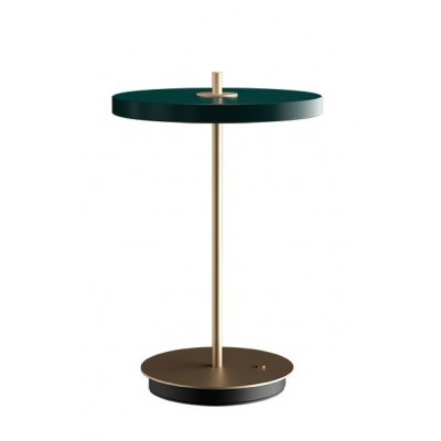 Przenośna lampa stołowa Asteria Move, Ø20 cm antracytowy, UMAGE