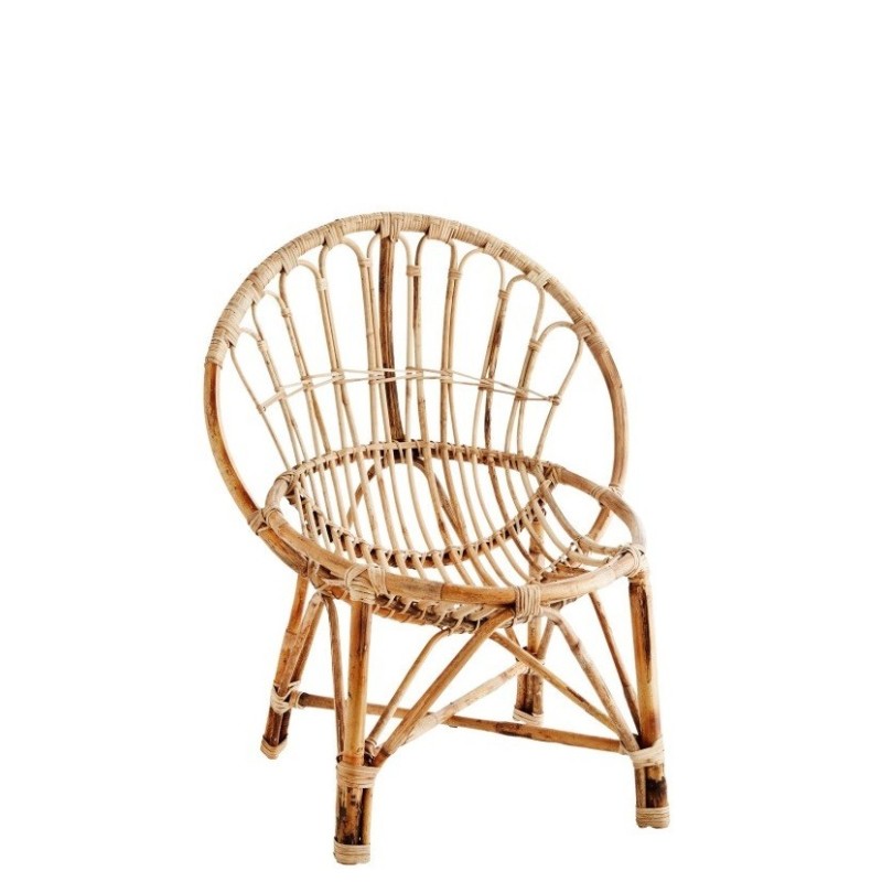 Krzesło bambusowe, naturalne, Madam Stoltz
