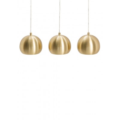 Lampa wisząca Golden Ball 3 elementy, złota, Interior Space