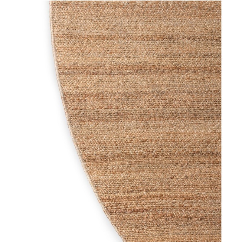 Naturalny okrągły dywan z konopi Ø 250 cm, HKliving