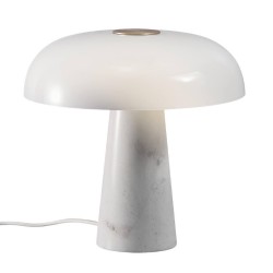 Lampa stołowa Glossy, biała, Nordlux