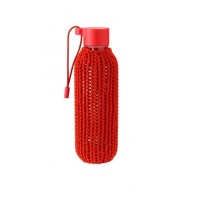 Butelka na wodę Catch-It 0,6 l, czerwona, RIG-TIG