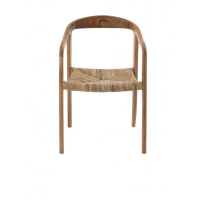 Krzesło drewniane Ana Teak, drewniane, J-Line