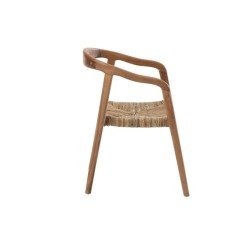 Krzesło drewniane Ana Teak, drewniane, J-Line