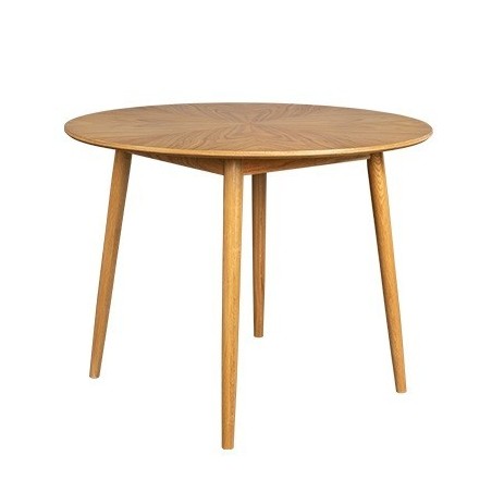 Naturalny stół Fabio Ø120 cm, LuDesign