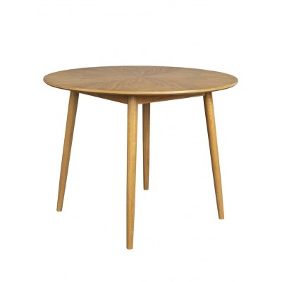 Naturalny stół Fabio Ø100 cm, LuDesign