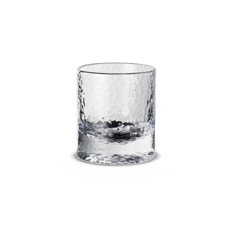 Szklanka z tłuczonego szkła, 2 szt., Holmegaard,