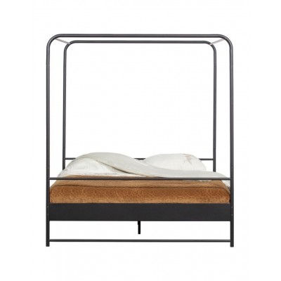 Metalowe łóżko Bunk 160x200 cm, czarny, Woood