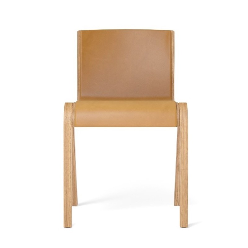Krzesło tapicerowane Ready, pomarańczowe, MENU