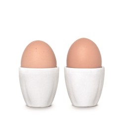 porcelanowe kieliszki do jajek GRAND CRU, 2 szt., biały