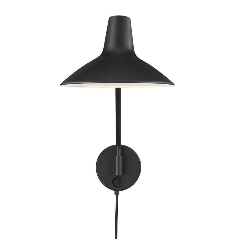 Lampa ścienna Darci czarna, Design For The People