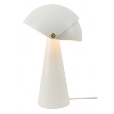 Biała nowoczesna lampa stołowa Align, Design For The People