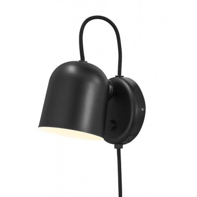 Czarna lampa ścienna Angle, Design For The People