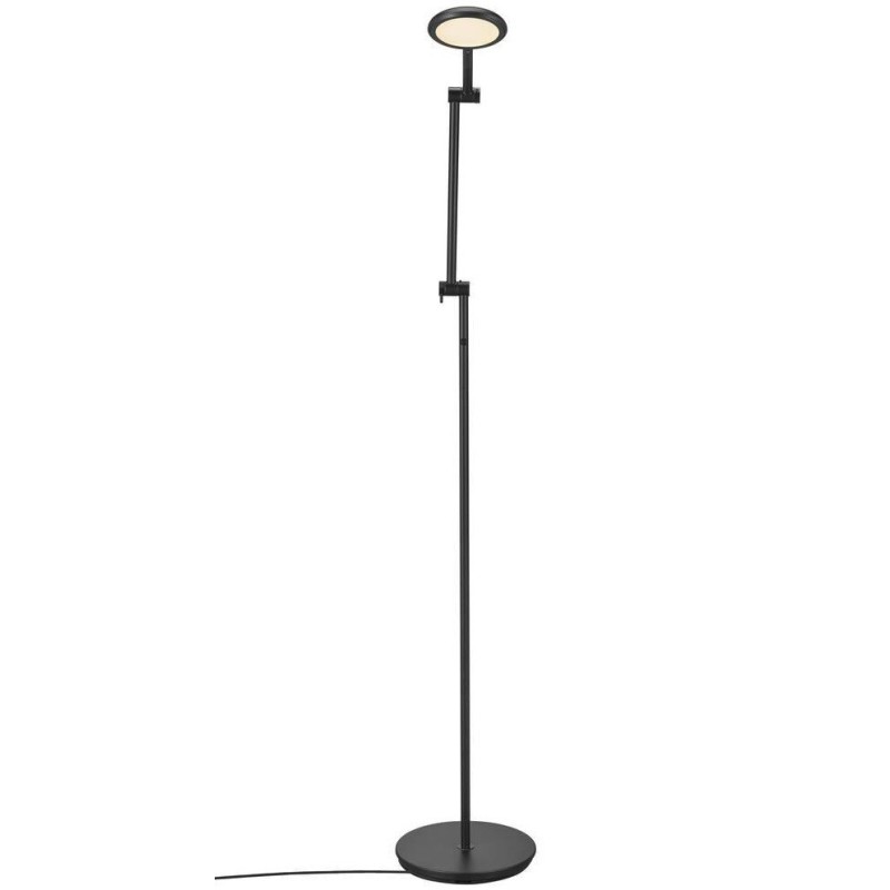 Lampa podłogowa Bend, czarna, Nordlux