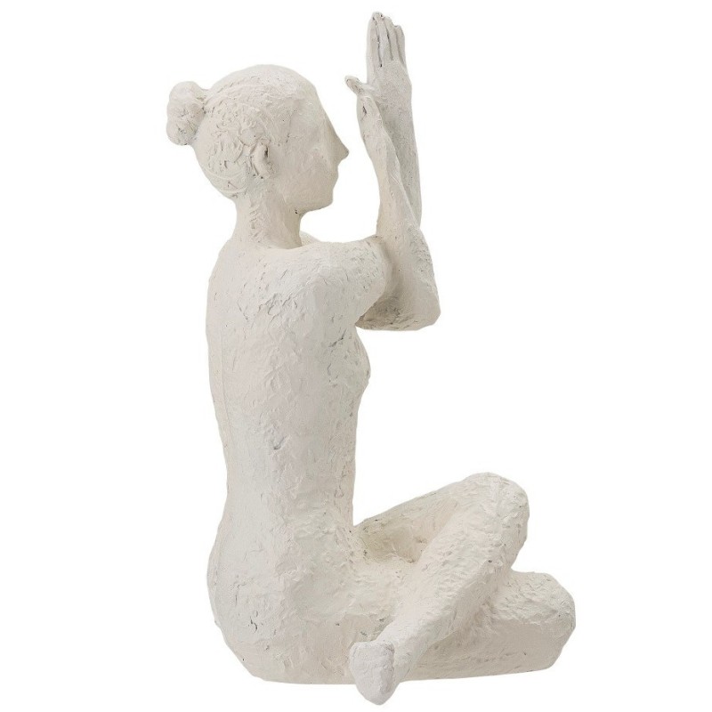 Figurka dekoracyjna Adalina, biała, Bloomingville