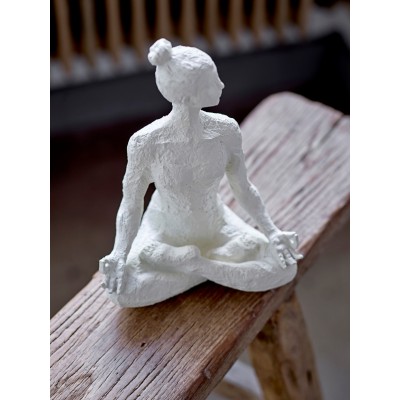 Figurka dekoracyjna Adalina Deco, biała, Bloomingville