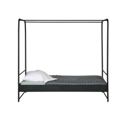 Metalowe łóżko Bunk 120x200 cm, czarny, Vtwonen