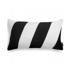 Poduszka Stripes czarno- biała, 50x30, Poduszkowcy