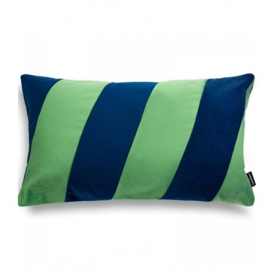 Poduszka Stripes granatowo-zielona,  50x30, Poduszkowcy
