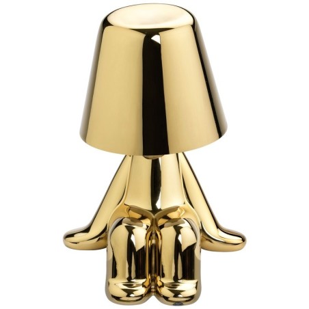Lampa stołowa Bob Golden Brothers, złota, QeeBoo