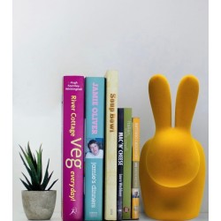 Podpórka na książki Rabbit Velvet, żółty, QeeBoo