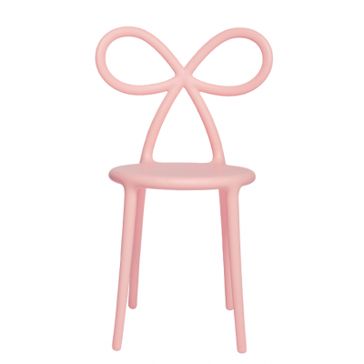 Krzesło Ribbon Baby, różowy mat, QeeBoo