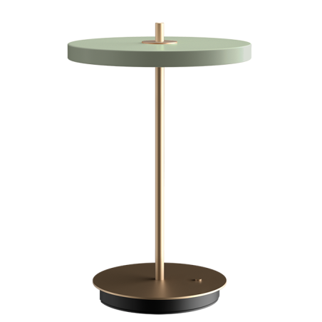 Przenośna lampa stołowa Asteria Move, Ø20 cm, szara, UMAGE