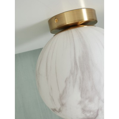 Lampa sufitowa Carrara S, marmur, It's About RoMi