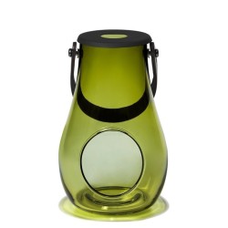 Lampion Design With Light S, olive, Holmegaard