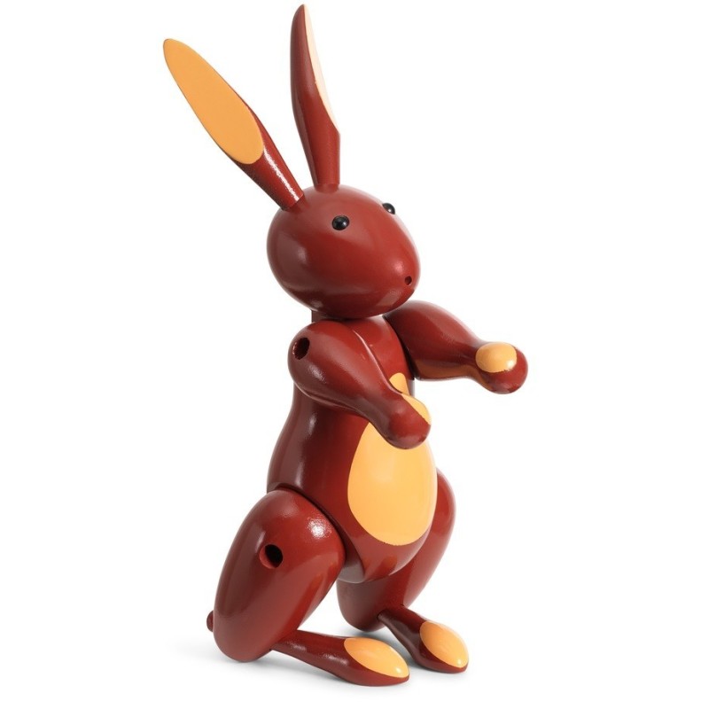 Drewniany królik, czerwony, Kay Bojesen