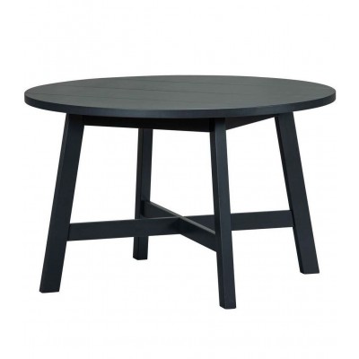 Stół do jadalni Benson Ø120cm, czarny, Woood