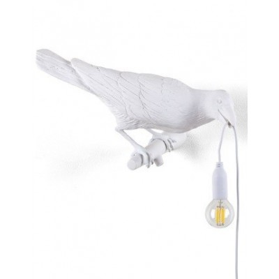 Lampa ścienna Bird Looking Right indoor, biały, Seletti