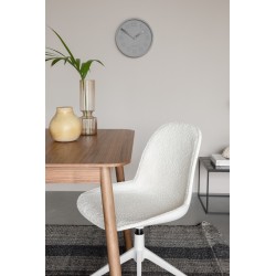 Krzesło obrotowe Albert Kuip, biały, Zuiver