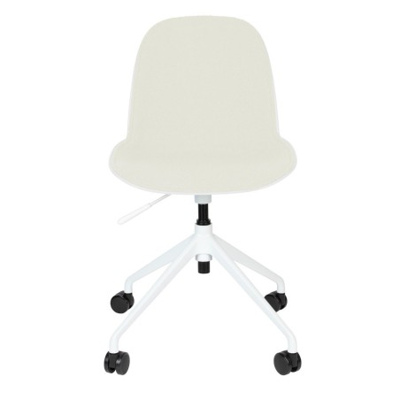 Krzesło na kółkach Albert Kuip, biały, Zuiver