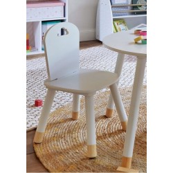 Krzesełko dziecięce Douceur, biały, LuDesign