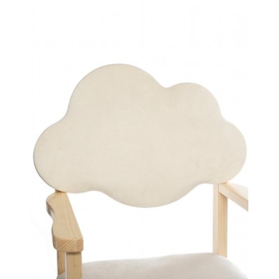 Krzesełko Cloudy, kremowy, LuDesign