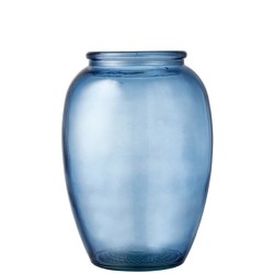 Szklany wazon Kusintha, niebieski, Bitz