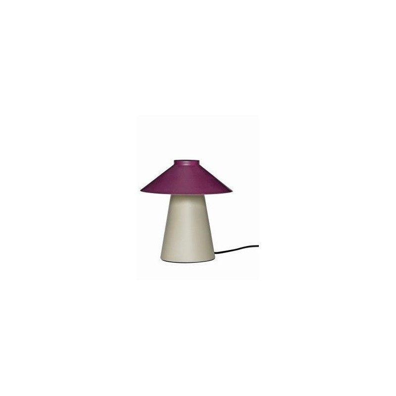 Lampa stołowa Chipper, filetowo-kremowa, Hübsch