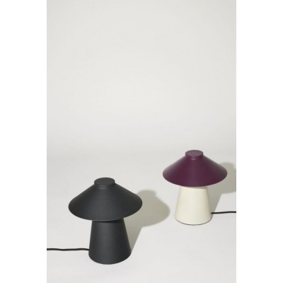 Lampa stołowa Chipper, filetowo-kremowa, Hübsch