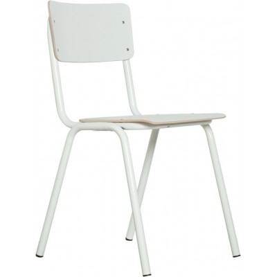 Krzesło Back to School, białe, Zuiver