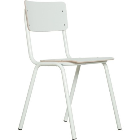 Krzesło Back to School, białe, Zuiver